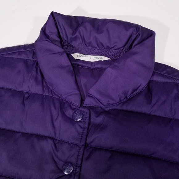 Woolrich Purple Button-up Outdoor Vest w/ Pockets - Picture 2 of 9